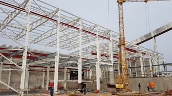 Referenzen im Hallenbau von SBK Stahlbau Kunze in Zwickau