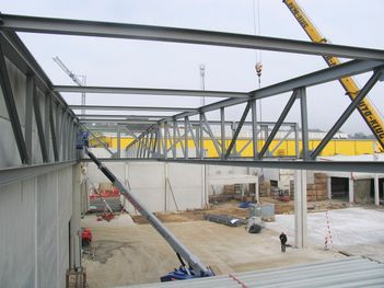 Referenzen im Hallenbau von SBK Stahlbau Kunze in Zwickau