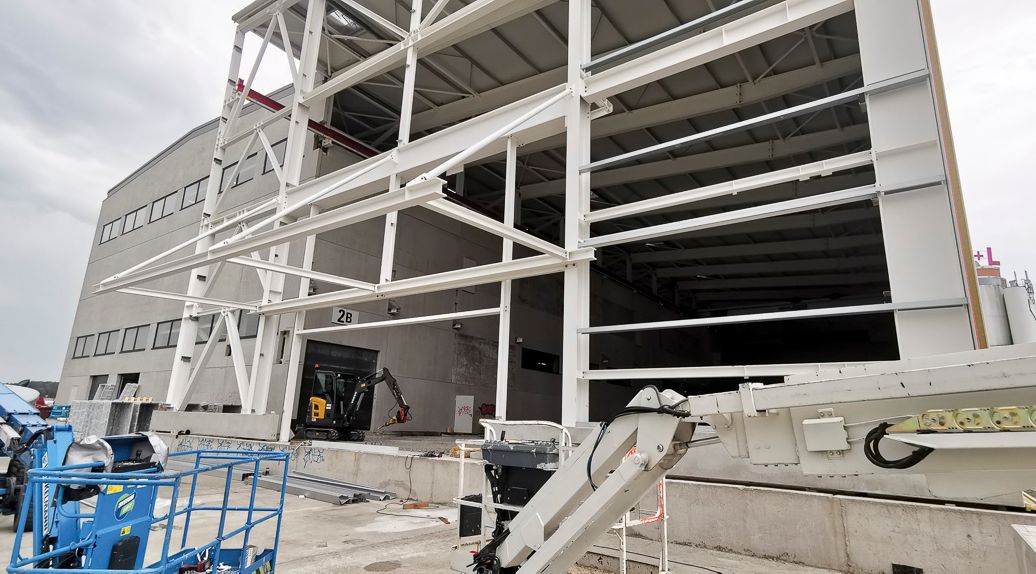 Referenzen von Kranbahnen von SBK Stahlbau Kunze in Zwickau