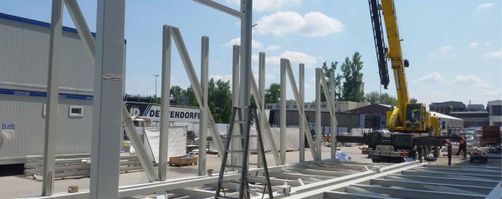 Leistungen und Referenzen von SBK Stahlbau Kunze in Zwickau