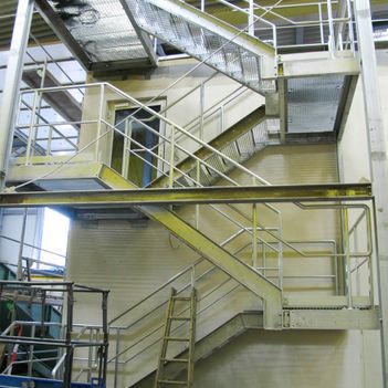 Referenzen von Treppenanlagen von SBK Stahlbau Kunze in Zwickau