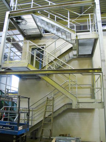 Referenzen von Treppenanlagen von SBK Stahlbau Kunze in Zwickau